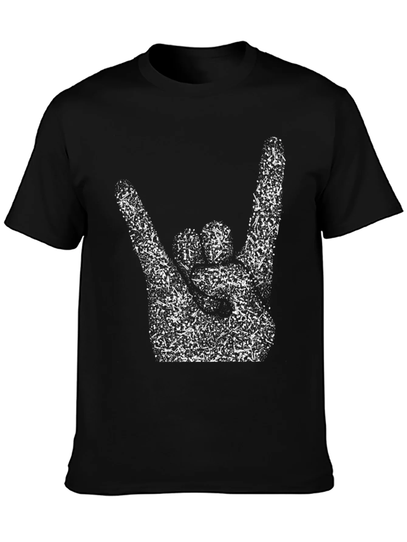 Rock On! Graphic Tee - Cool Musician Hand Sign T-Shirt
