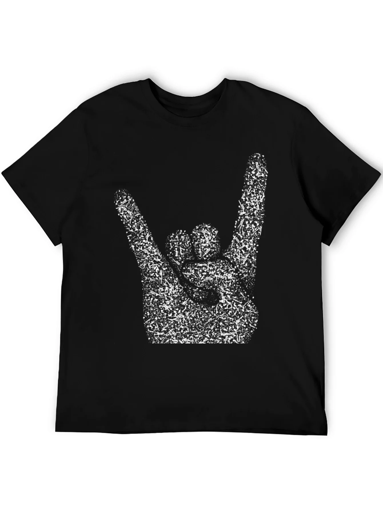 Rock On! Graphic Tee - Cool Musician Hand Sign T-Shirt
