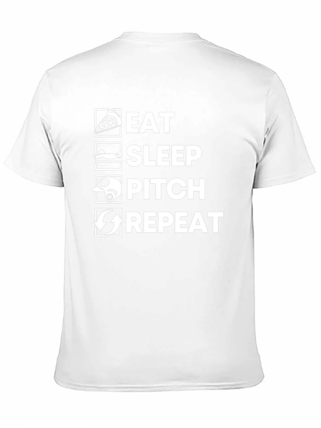 Eat Sleep Pitch Repeat T-Shirt