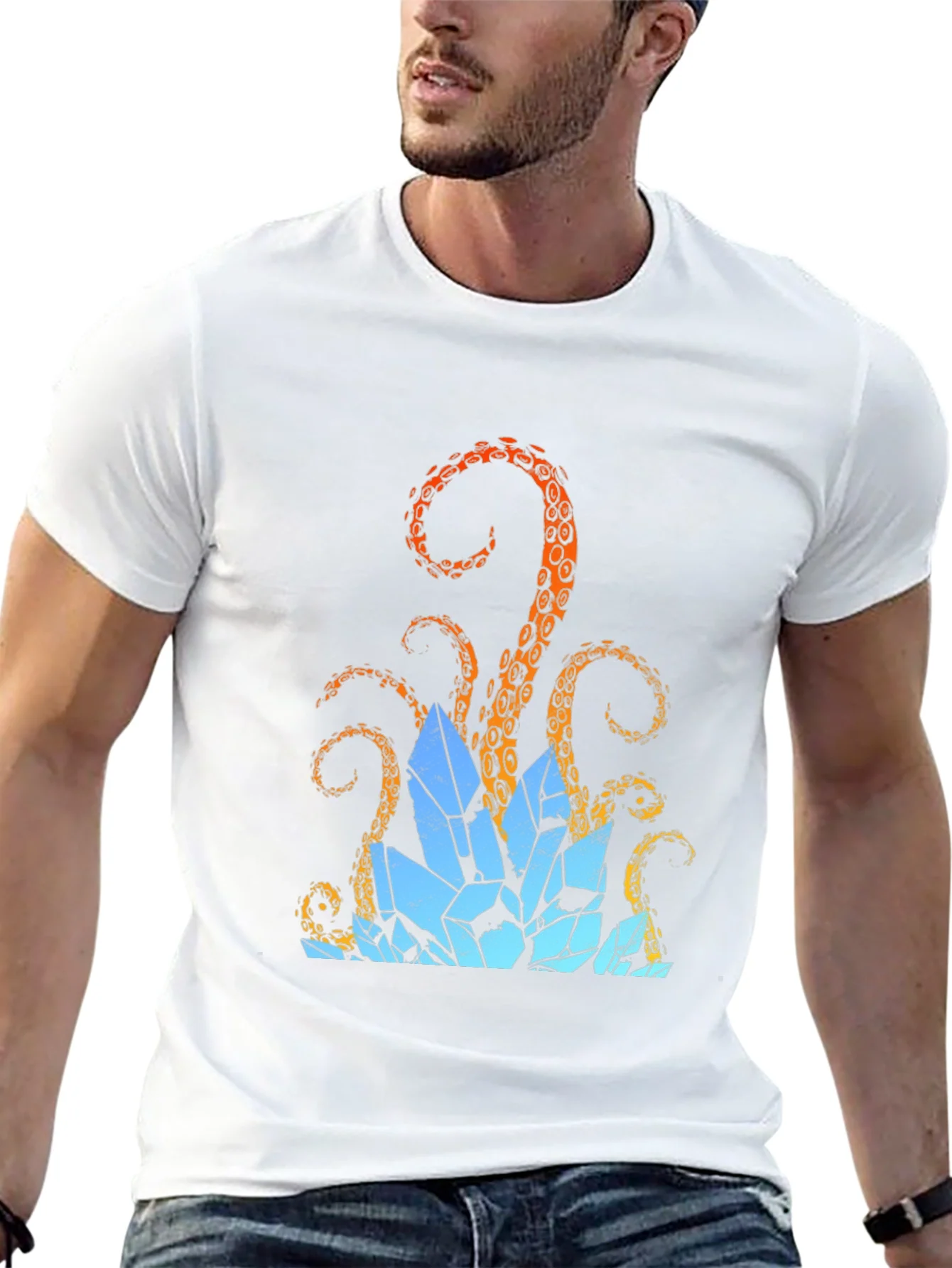 Octopus Crystal T-Shirt - Kraken Tee