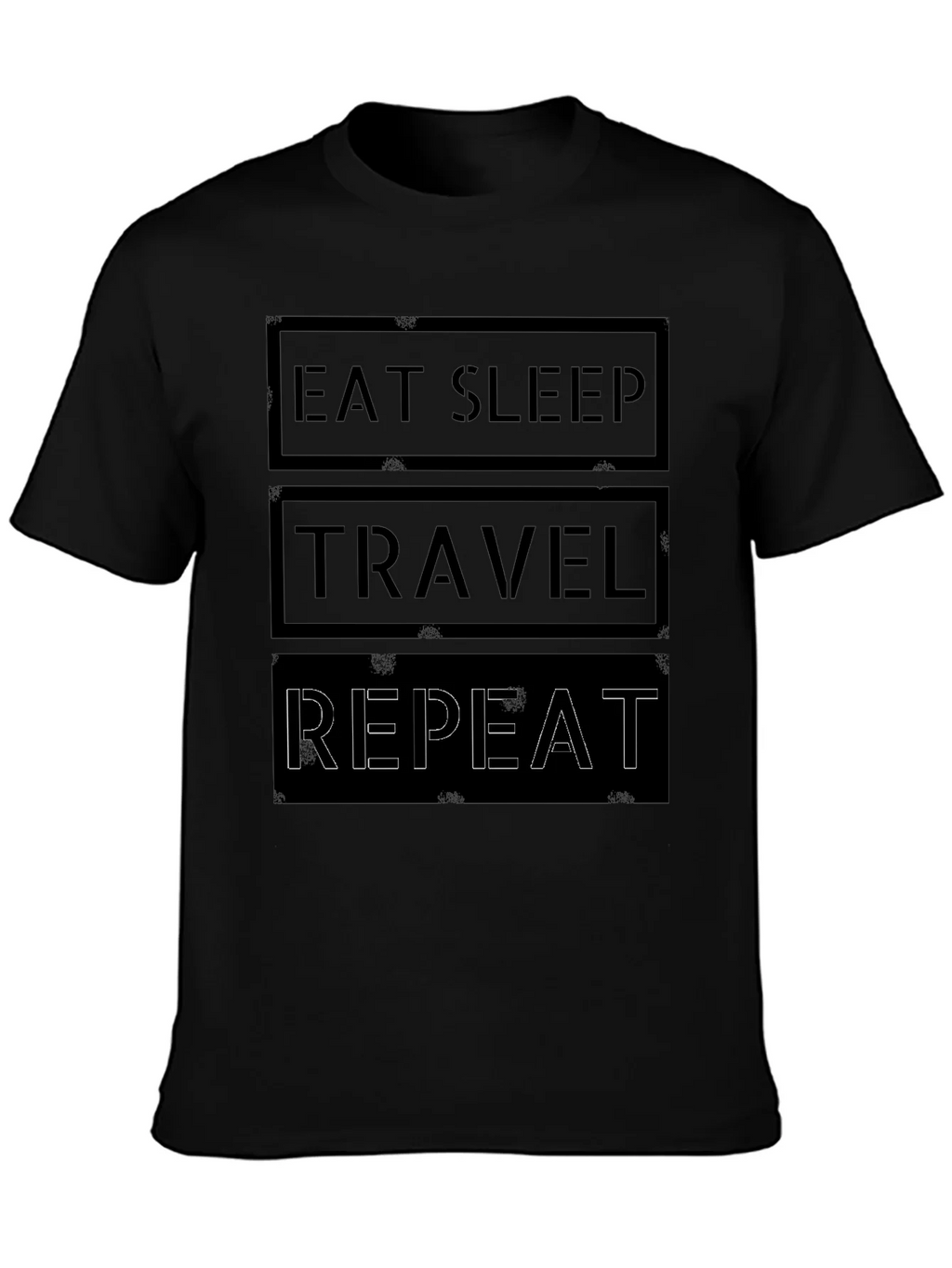 Eat Sleep Travel Repeat Graphic Tee