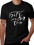 Its Summer Time Black T-Shirt