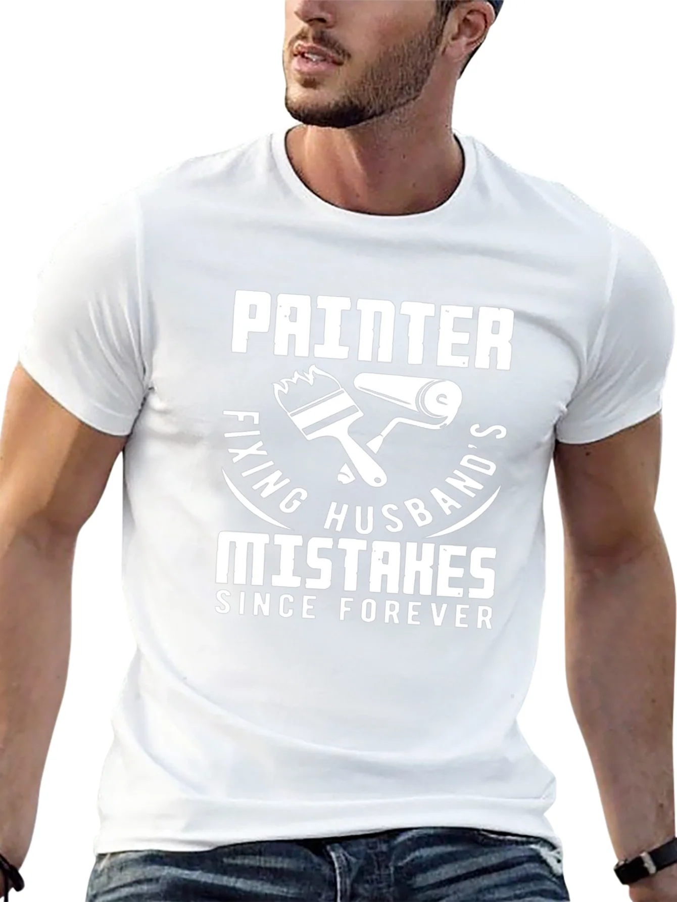 Painter Fixing Husbands Mistakes T-Shirt