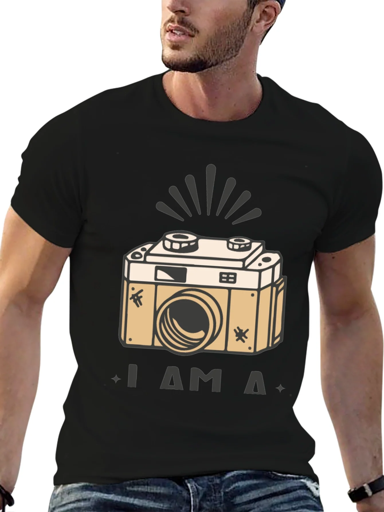 Vintage Camera T-Shirt - I am a Camera