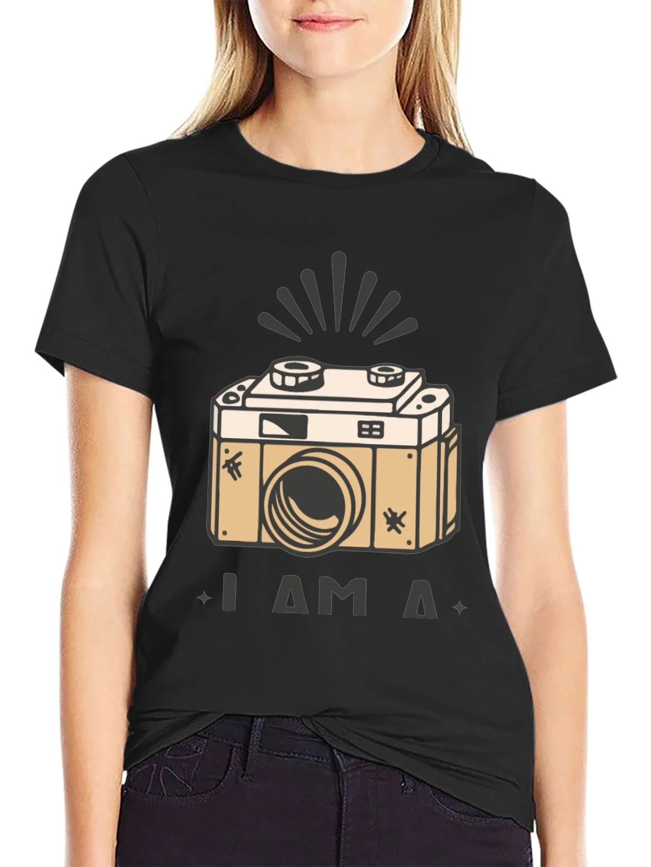 Vintage Camera T-Shirt - I am a Camera