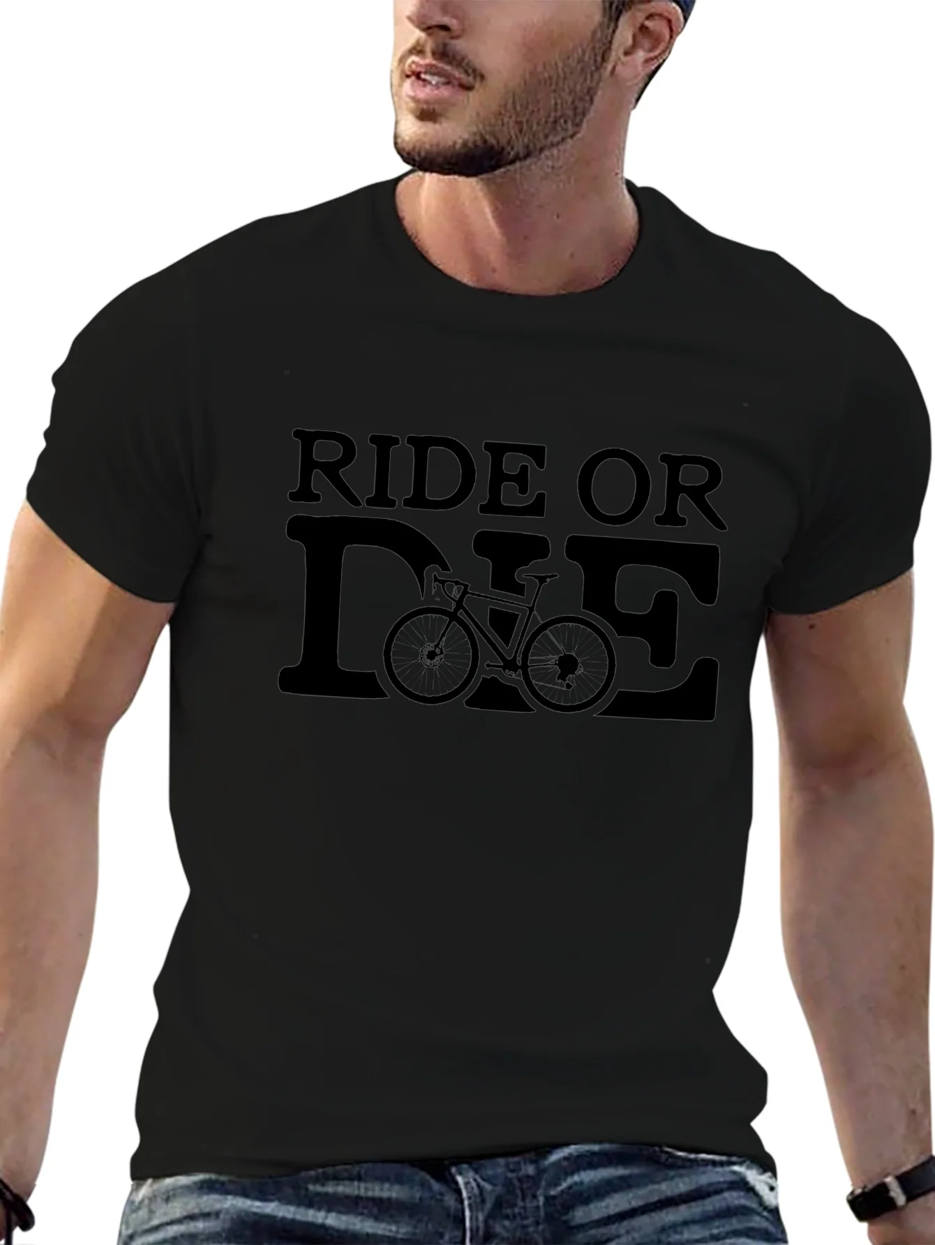 Ride or Die Bicycle Graphic T-Shirt