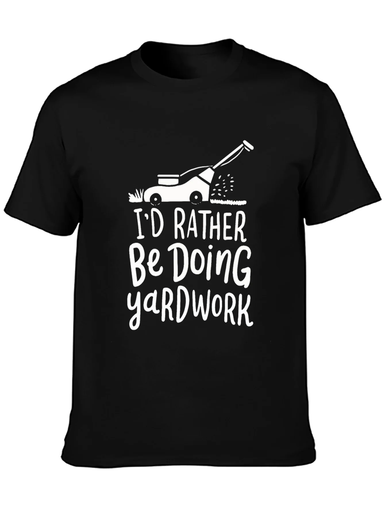 Yardwork Humor T-Shirt - Lawn Mower Graphic Tee