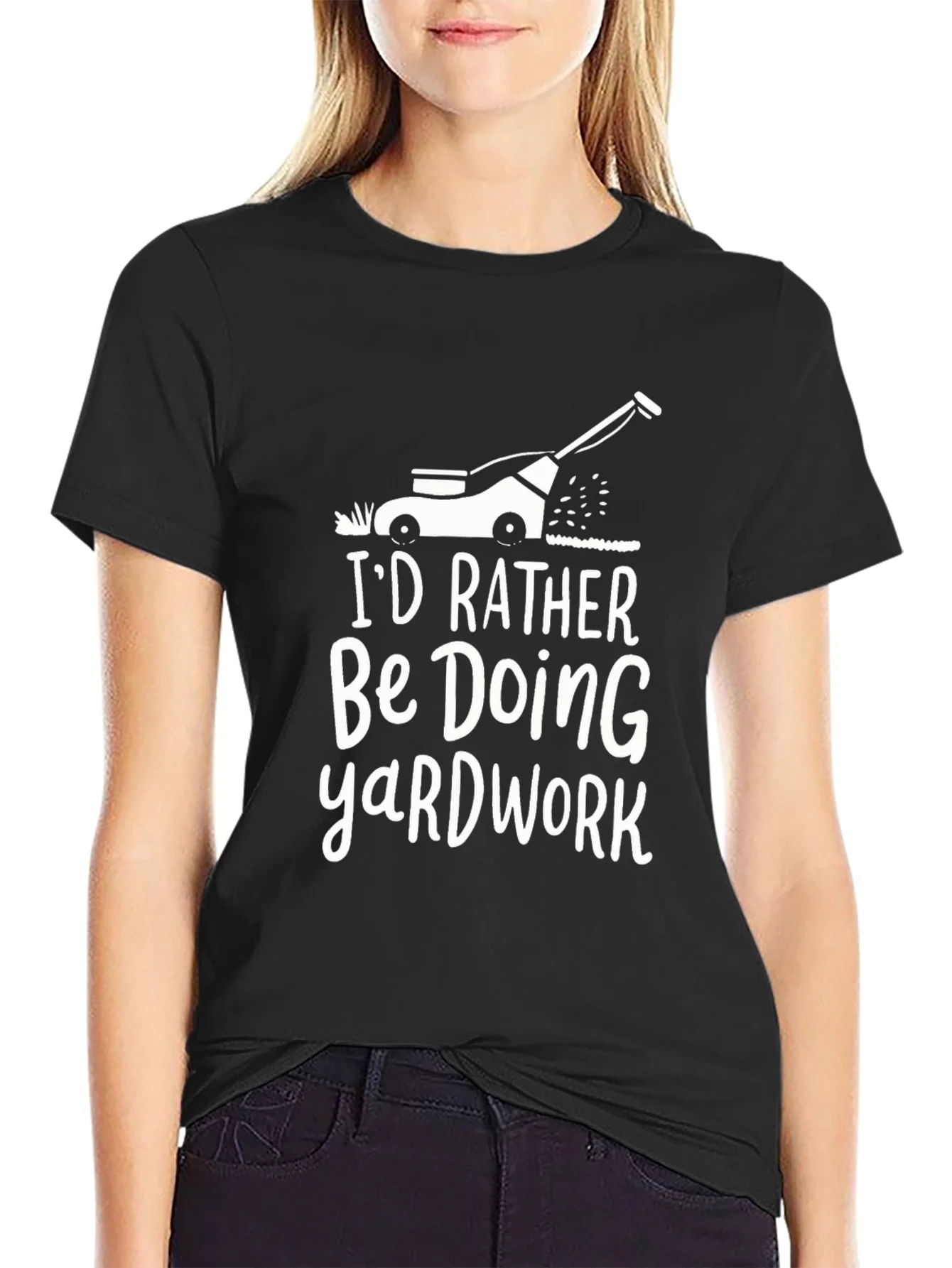 Yardwork Humor T-Shirt - Lawn Mower Graphic Tee