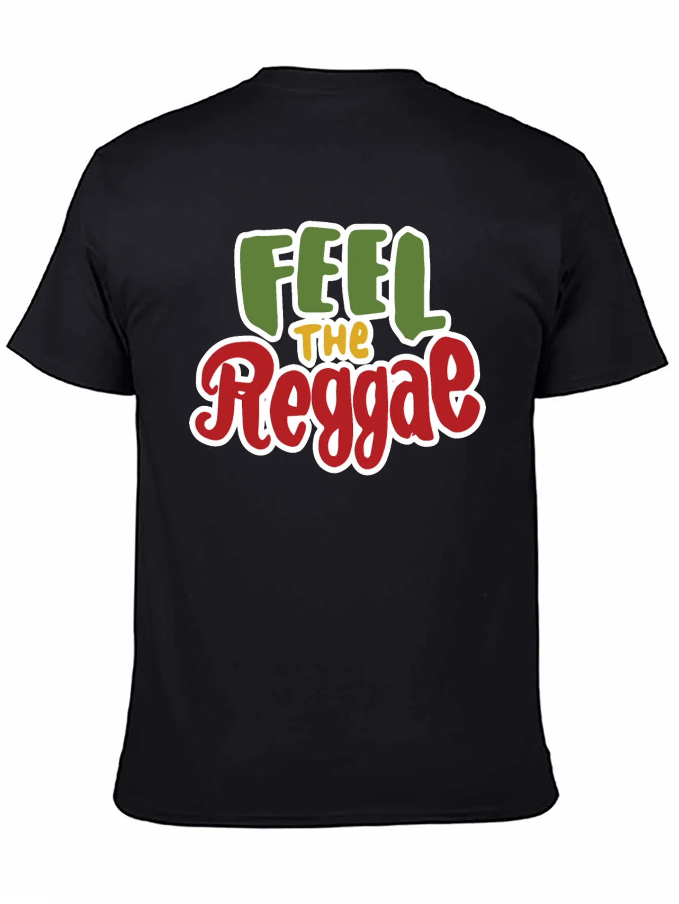 Feel the Reggae T-Shirt - Rasta Colors