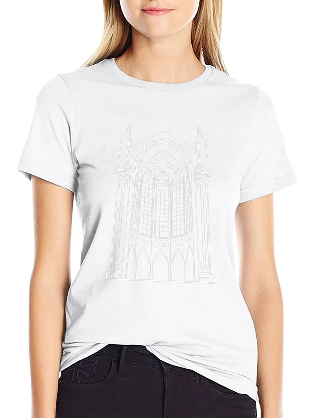 Architectural Gothic T-Shirt - Stylish & Unique