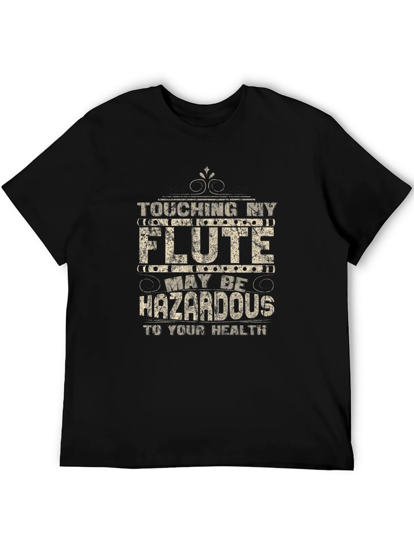 Funny Flute Player T-Shirt - Hazardous to Your Health Tee