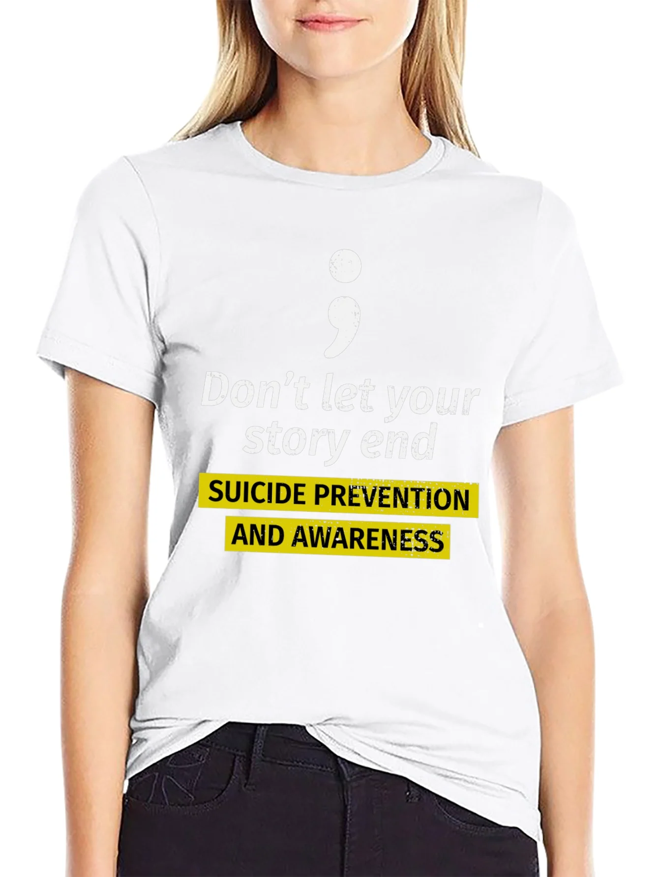 Suicide Prevention Awareness T-Shirt; Dont Let Your Story End