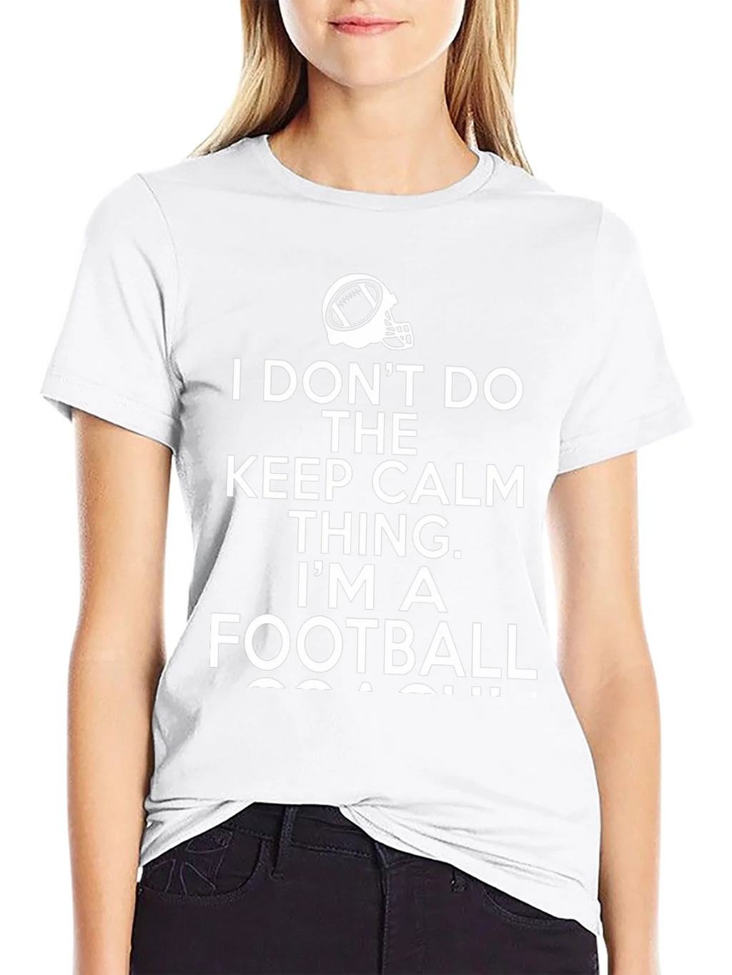 Funny Football Coach T-Shirt Keep Calm