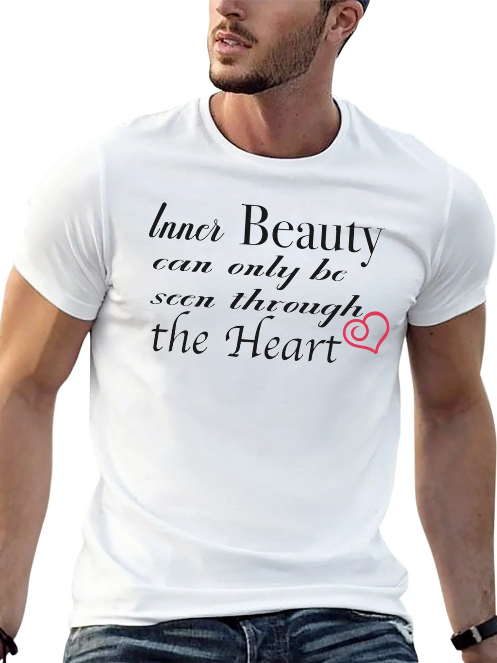 Inner Beauty Heart Graphic T-Shirt